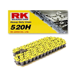 CADENA RK 520Hx120 NEON AMARILLO CLIP