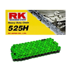CADENA RK 525Hx120 NEON VERDE CLIP
