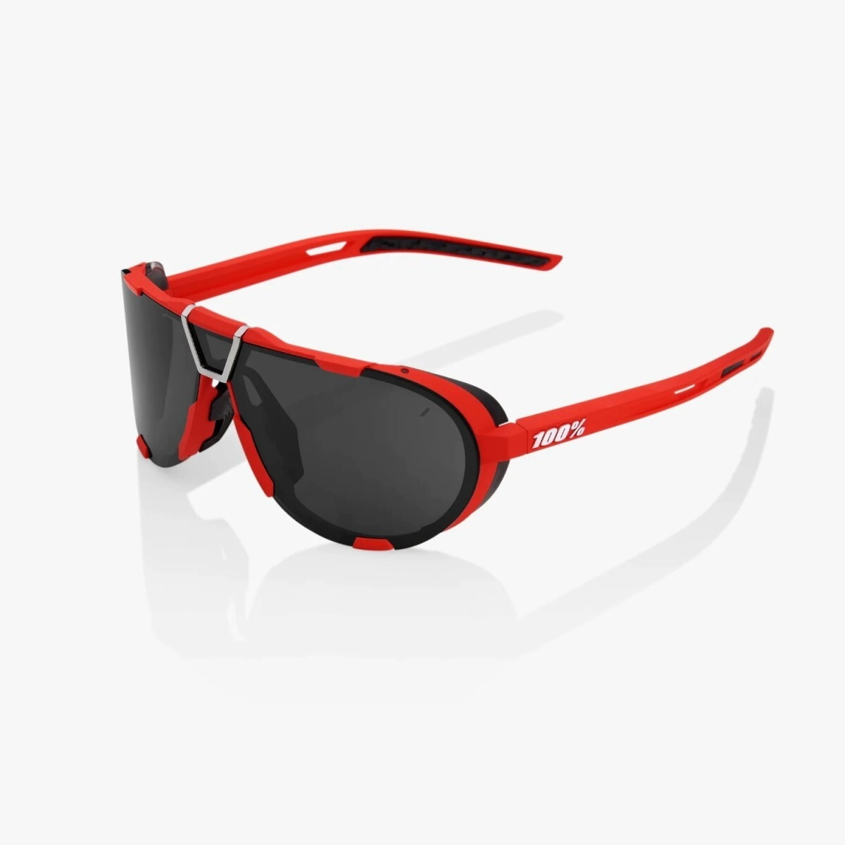 LENTES WESTCRAFT - Soft Tact Red - Black Mirror Lens
