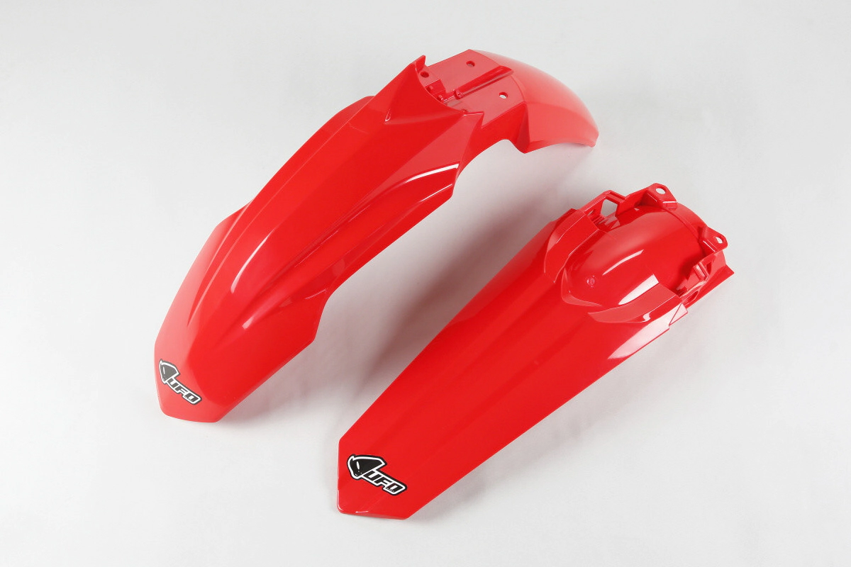 KIT GUARD DEL Y TRAS CRF 250/450R/RX 18/21 UFO ROJO