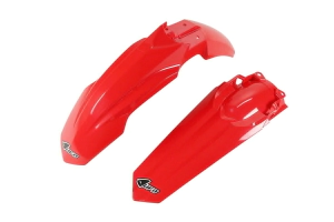 KIT GUARD DEL Y TRAS CRF 250/450R/RX 18/21 UFO ROJO