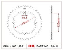 CORONA RK YFM/Z 450/700 04/22  YFM 250/350 04/13 38D