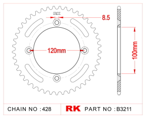 CORONA RK YZ 80/85 93/18 RM 85 02/21 47D