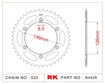 CORONA RK DRZ 250 01/07 RMZ 82/20 RMZ 400 05/07 RM 125 85/05 49D