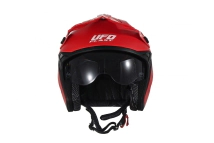 SHERATAN CROSS JET HELMET ROJO