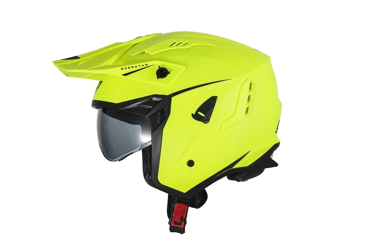 SHERATAN CROSS JET HELMET AMARILLO NEON L