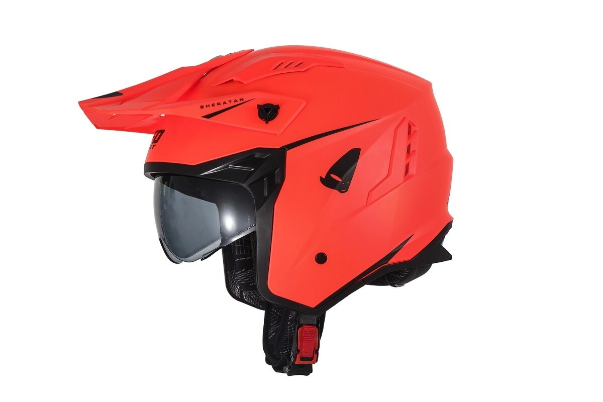 SHERATAN CROSS JET HELMET NARANJA NEON XL