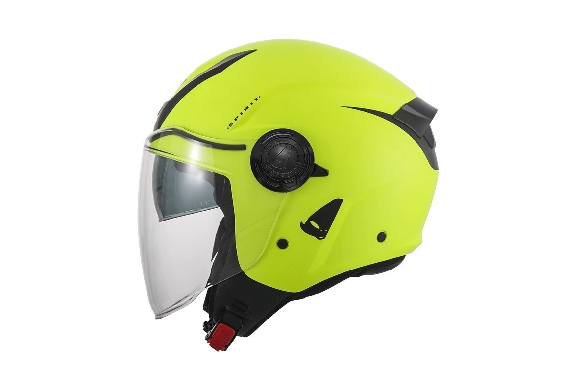 SPIRIT JET HELMET AMARILLO NEON L