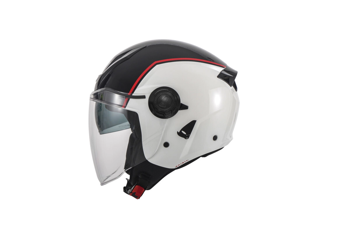 SPIRIT JET HELMET BLANCO Y NEGRO M
