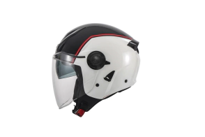 SPIRIT JET HELMET BLANCO Y NEGRO