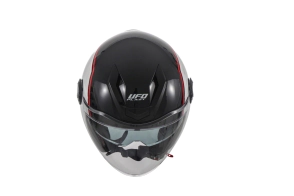SPIRIT JET HELMET BLANCO Y NEGRO