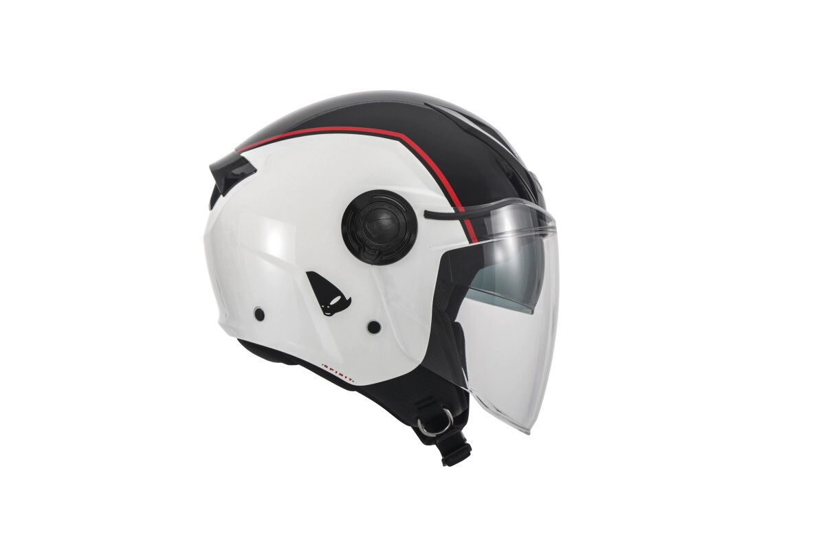SPIRIT JET HELMET BLANCO Y NEGRO XL