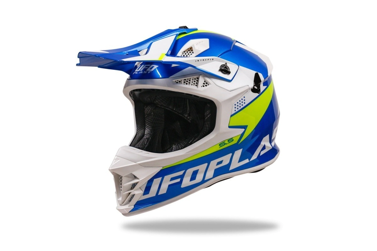 INTREPID BLANCO AZUL AMARILLO UFO MOTOCROSS M