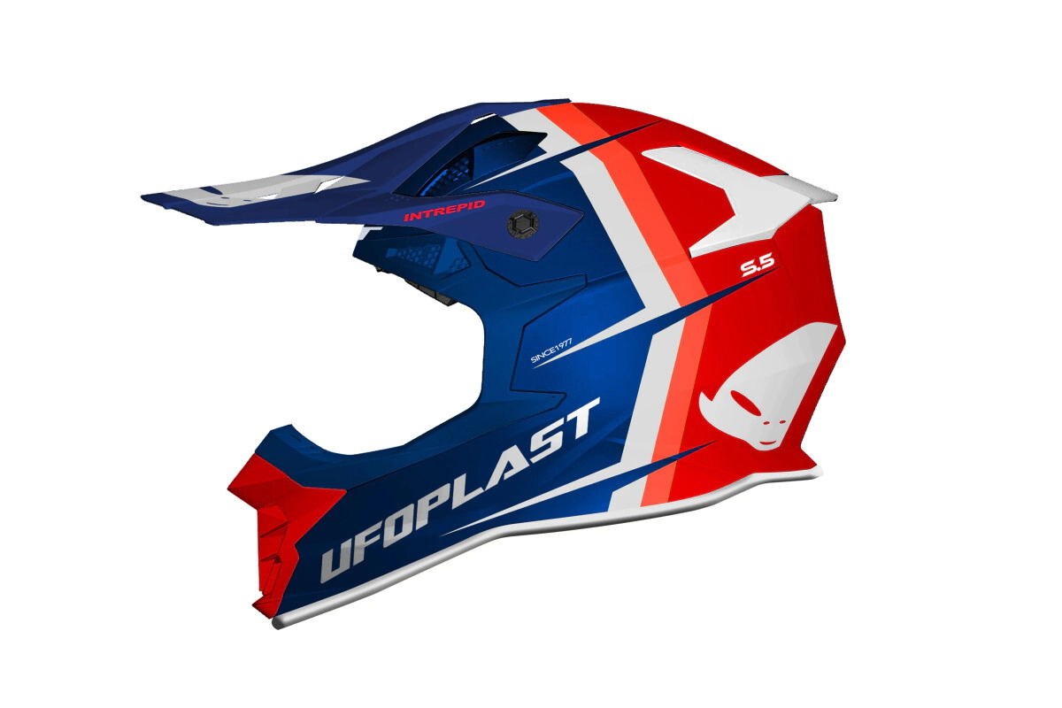 INTREPID ROJO AZUL BLANCO UFO MOTOCROSS M