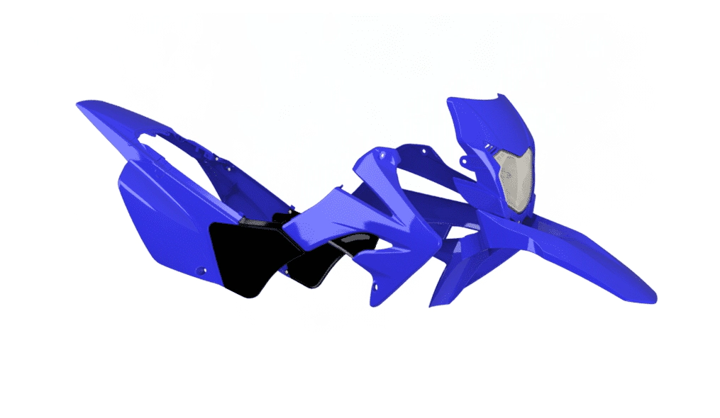 KIT PLASTICOS TORNADO AZUL C/ FARO AMX