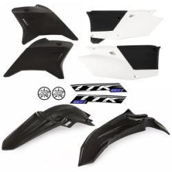 KIT PLASTICOS TTR 230 CON PORTANUMERO AMX