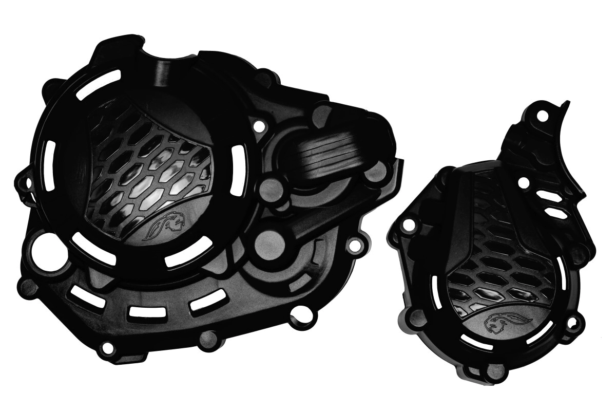 TAPA MOTOR EMBRAGUE 450 KTM/HUSQ MX 16/22 GASGAS MC/EC 20/23 NEGRO�AMX