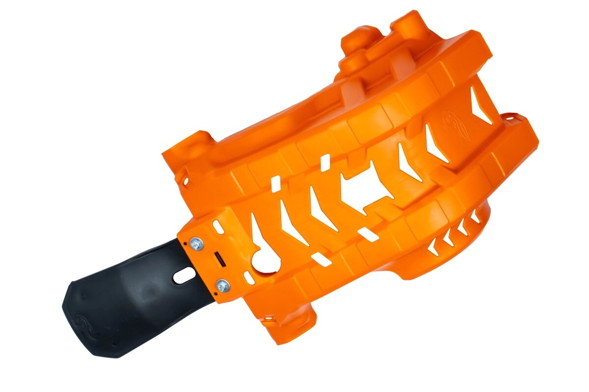 CUBRE CARTER KTM/HUSQ/GAS 250/450 MX 23/25 EXC 25 NARANJAAMX LEER DESCRIPCION