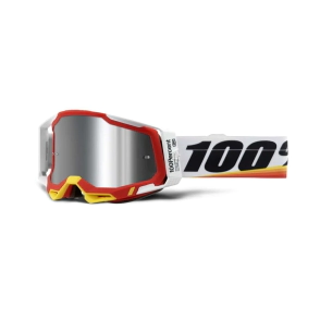 RACECRAFT 2 Goggle Arsham Red - Mirror Silver Flash Lens