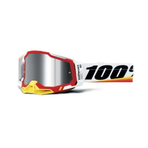 RACECRAFT 2 Goggle Arsham Red - Mirror Silver Flash Lens