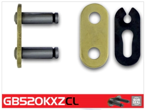 CADENA RK 520KXZx120 OFF ROAD SPORT DORADA CLIP