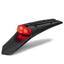 COLIN TRASERO UNIVERSAL CON LED TRANSPARENTE 12V AMX