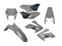 KIT PLASTICOS TORNADO GRIS NARDO FARO CUADRADO AMX