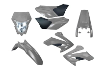 KIT PLASTICOS TORNADO GRIS NARDO C/ FARO EDICION ESPECIAL AMX