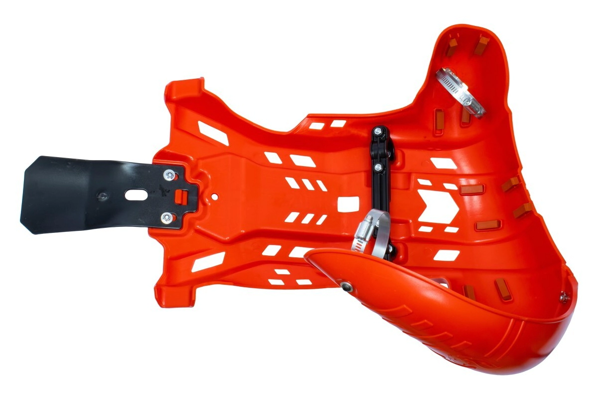 CUBRE CARTER Y VEJIGA BETA RR 250/300 2T 20/24 ROJO AMX