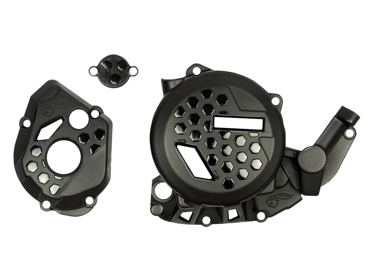 TAPA MOTOR EMBRAGUE KX 250 21/24�NEGRO�AMX