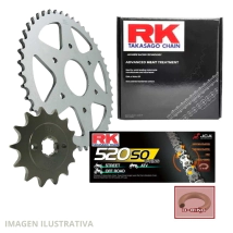 KIT TRANSMISION RK DUKE 200 15/23 - 14/42/520SOX114 CLIP