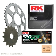 KIT TRANSMISION RK KLE 650 VERSYS/NINJA650/ER6N - 15/46/520XSOx114 REMACHE