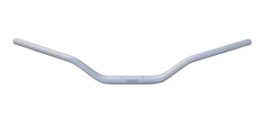 MANUBRIO UKKO STREET ALUMINIO PLATA ANODIZADO 22MM FZ16-DUKE-VARIOS SIN TRAVESAÑO