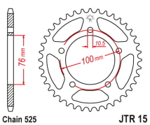 CORONA JT BENELLI IMPERIALE 400 18/21 LEONCINO 500 BN 302