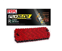 CADENA RK 520KLO2x118 ORING NEON ROJO CLIP