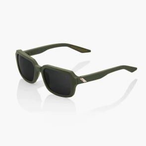LENTES RIDELEY - Soft Tact Army Green - Black Mirror Lens