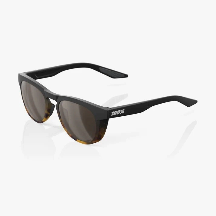 LENTES SLENT - Soft Tact Black / Havana Fade - HiPER Silver Mirror Lens