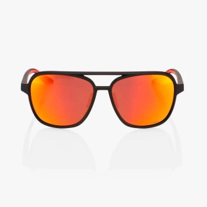 LENTES KASIA - Soft Tact Black - HiPER Red Multilayer Mirror Lens