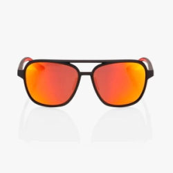 LENTES KASIA - Soft Tact Black - HiPER Red Multilayer Mirror Lens