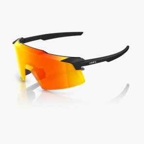 LENTES AEROCRAFT - Soft Tact Black - HiPER Red Multilayer Mirror