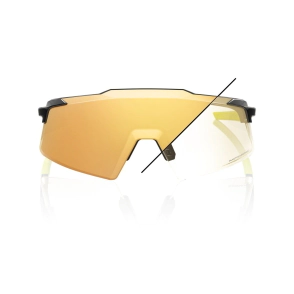 LENTES AEROCRAFT - Gloss Metallic Black - Gold Mirror Photochromic