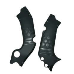 CUBRE CUADRO CHASIS KX 250 KX 450 24/25 NEGRO AMX