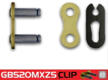 ESLABON CLIP 520 MXZ5 CADENA RK DORADA
