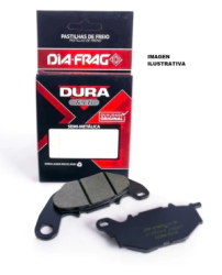 DURA TECH D XR150/250 NX400 (FA185) PASTILLA DE FRENO DIAFRAG