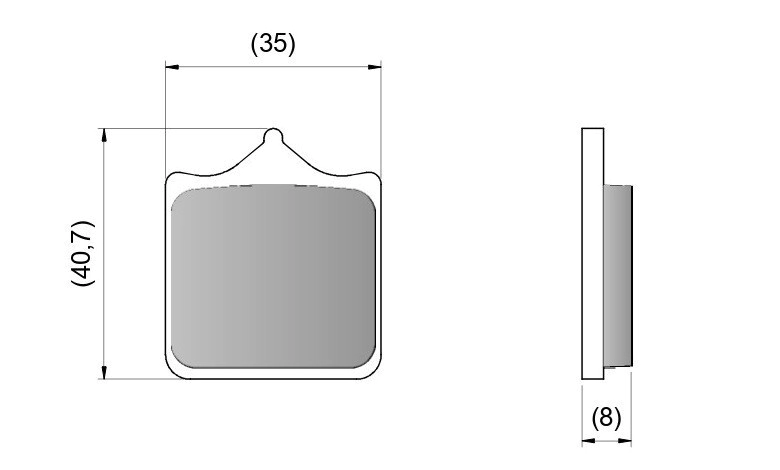 PASTILLA DE FRENO DEL BMW S 1000 R RR PRO TECH RACING DIAFRAG - FA604/4HH