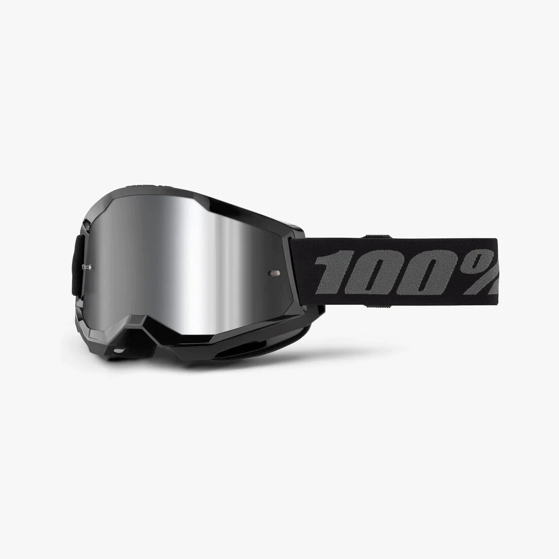 STRATA 2 Moto/MTB Black - Mirror Silver