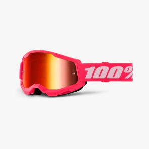 STRATA 2 Moto/MTB Pink - Mirror Red Lens