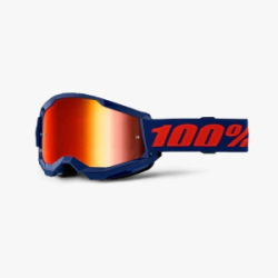 STRATA 2 Moto/MTB Navy - Mirror Red Lens