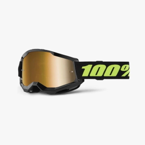 STRATA 2 Moto/MTB Solar Eclipse - Mirror True Gold Lens