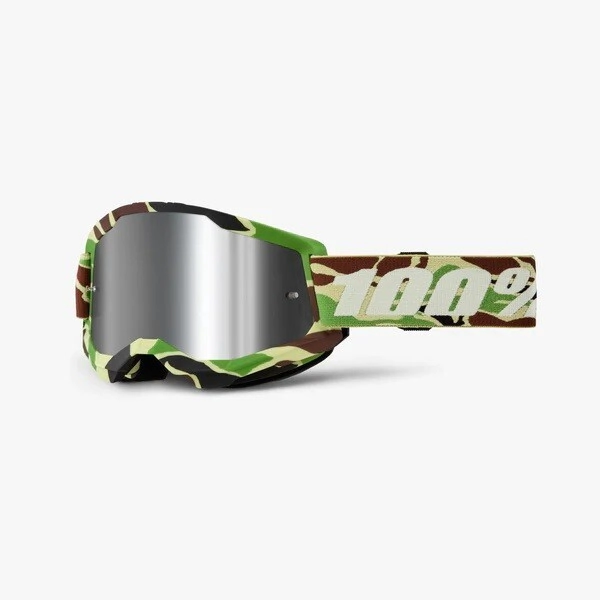 STRATA 2 Moto/MTB War Camo - Mirror Silver Lens